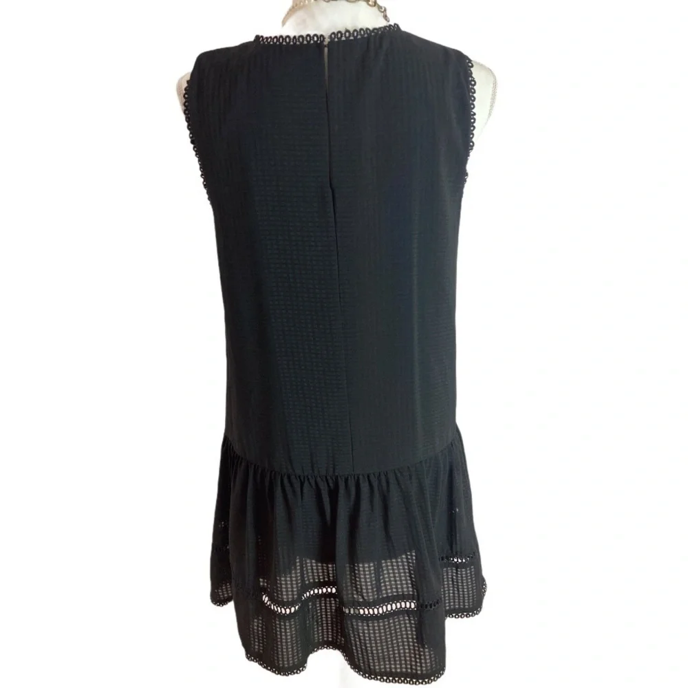 Adelyn Rae Black Eyelet Sundress
